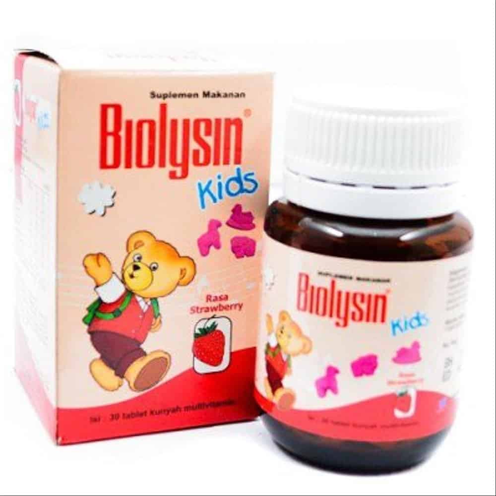 Vitamin-Anak-Biolysin-Kids-Tab-Strawberry-30S